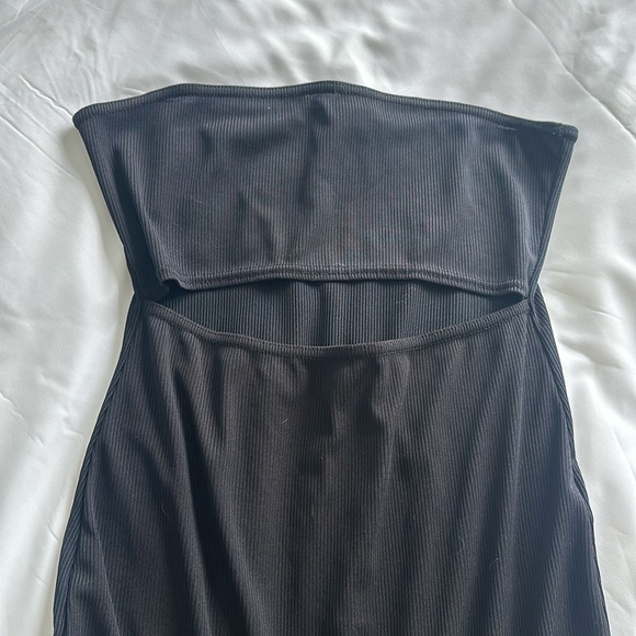 MISSGUIDED Black Cut-out Mini Dress - Picture 3 of 5